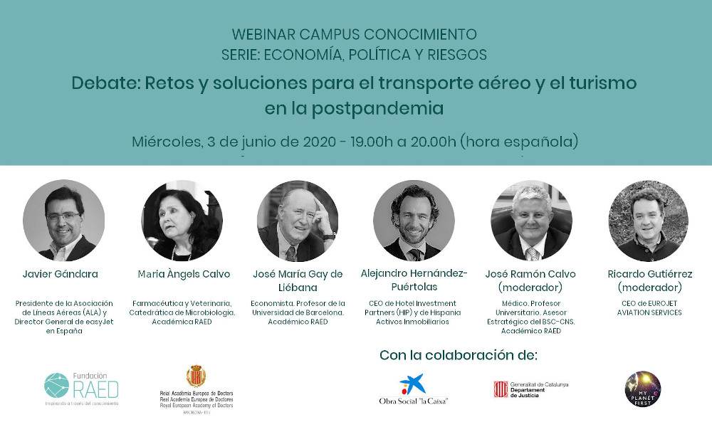 Webinar: Retos y soluciones para el transporte aéreo y el turismo en la postpandemia